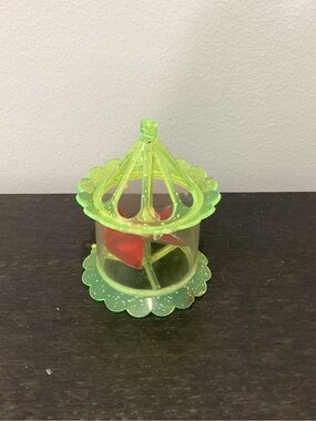 Vtg. Mid-Century “Twinkler” or “Birdcage Spinner” Christmas tree ornament